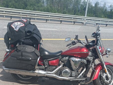 2006 Yamaha XVS1300, красный, 599000 рублей, вид 2