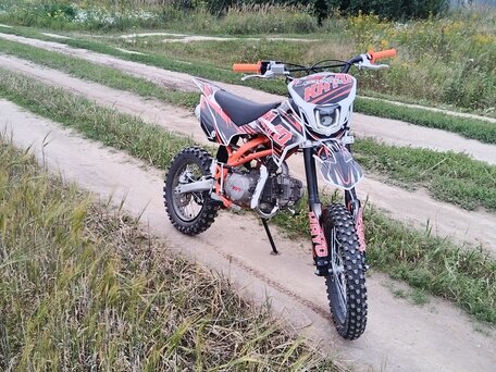 2024 Kayo Basic TT125EM, оранжевый, 81000 рублей, вид 2
