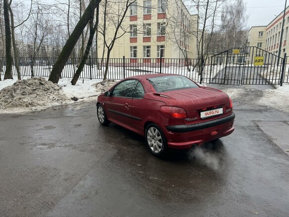 2003 Peugeot 206, красный - вид 7
