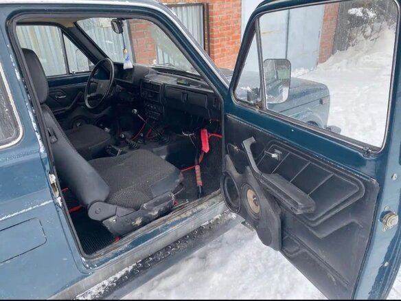 1996 Lada (ВАЗ) 2121 (4x4) I Рестайлинг, синий, 300000 рублей - вид 7