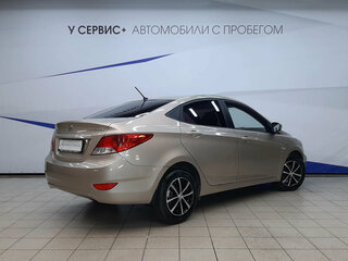 2011 Hyundai Solaris I, бежевый, 690000 рублей, вид 3
