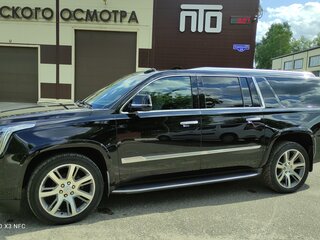2016 Cadillac Escalade ESV IV, чёрный, 4500000 рублей, вид 1