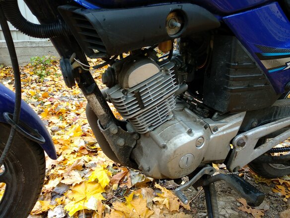 2009 Yamaha YBR125, синий - вид 6