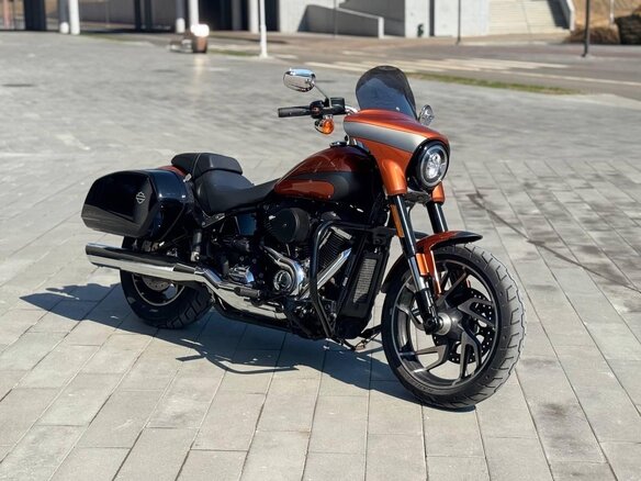 2018 Harley-Davidson Sport Glide, оранжевый - вид 1