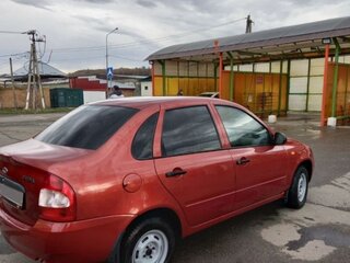 2008 Lada (ВАЗ) Kalina I, красный, 375000 рублей, вид 2