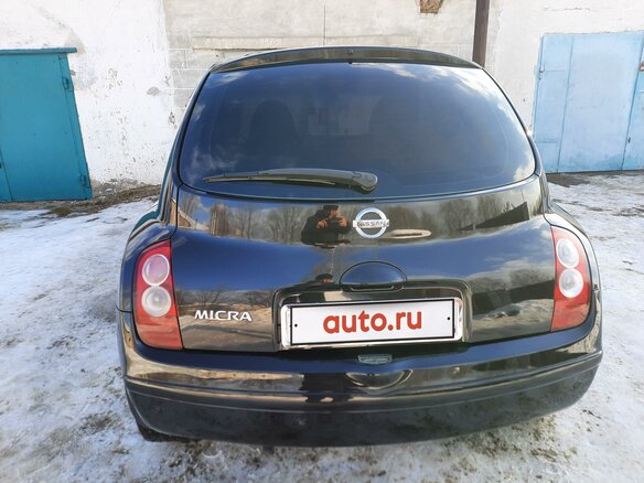 2008 Nissan Micra III (K12), чёрный, 549000 рублей - вид 6