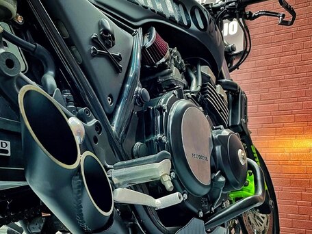 1995 Honda CB 400 Super Four, чёрный, 590000 рублей, вид 5