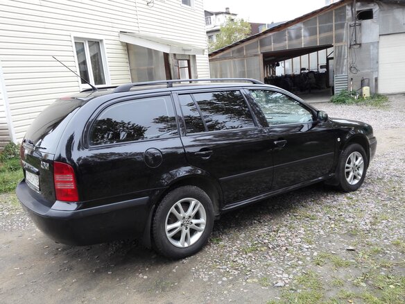 2006 Skoda Octavia I (A4) Рестайлинг, чёрный - вид 3