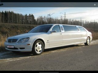 2001 Mercedes-Benz S-Класс 600 Long IV (W220), белый, 750000 рублей, вид 1