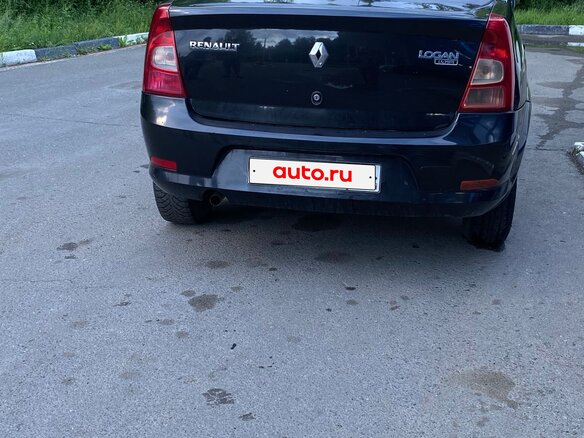 2014 Renault Logan I Рестайлинг, чёрный, 550000 рублей - вид 2
