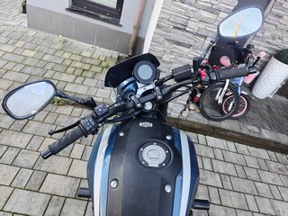 2017 Yamaha XSR900, голубой, 735000 рублей, вид 4