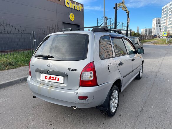 2009 Lada (ВАЗ) Kalina I, серебристый, 118000 рублей - вид 4