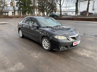 2008 Mazda 3 I (BK) Рестайлинг, чёрный, 350000 рублей, вид 4