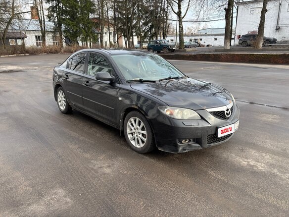 2008 Mazda 3 I (BK) Рестайлинг, чёрный - вид 3