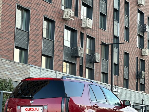 2009 Cadillac SRX I, красный, 460000 рублей