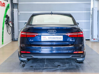 2021 Audi A6 45 TFSI V (C8), синий, 3760000 рублей, вид 5