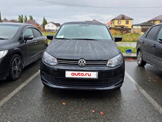 2013 Volkswagen Polo V, чёрный, 940000 рублей, вид 1