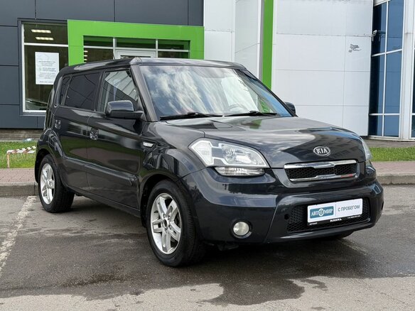 2009 Kia Soul I, чёрный - вид 2