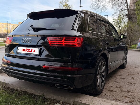 2019 Audi Q7 II (4M), чёрный, 4120000 рублей - вид 4