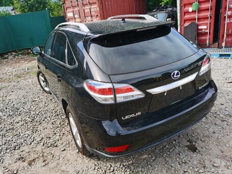 2013 Lexus RX 450h III Рестайлинг, чёрный, 1600000 рублей, вид 4