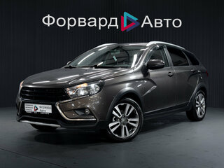 2019 Lada (ВАЗ) Vesta SW Cross I, коричневый, 909800 рублей, вид 3