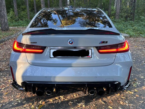2022 BMW M3 Competition Package VI (G80), серый, 8599999 рублей - вид 5