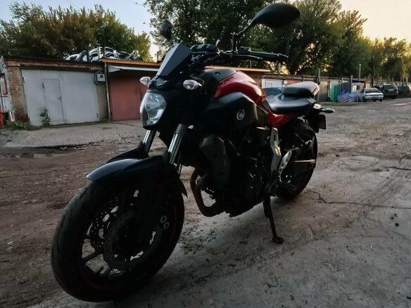 2014 Yamaha MT-07 (FZ-07), красный, 600000 рублей - вид 6