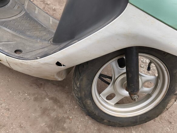 1999 Honda Dio, зелёный, 49000 рублей - вид 6