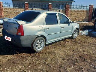 2006 Renault Logan I, серебристый, 170000 рублей, вид 3