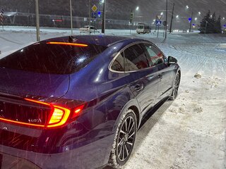 2019 Hyundai Sonata VIII (DN8), синий, 2400000 рублей, вид 4