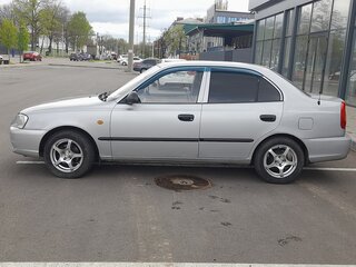 2005 Hyundai Accent ТагАЗ II, серебристый, 482000 рублей, вид 4
