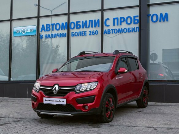 2014 Renault Sandero Stepway II, красный, 759000 рублей