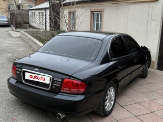 2007 Hyundai Sonata ТагАЗ IV (EF) Рестайлинг, чёрный, 830000 рублей, вид 3