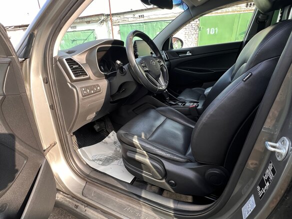 2019 Hyundai Tucson III Рестайлинг, зелёный, 2150000 рублей - вид 4