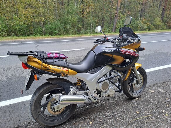 2000 Yamaha TDM850, золотистый, 330000 рублей - вид 8