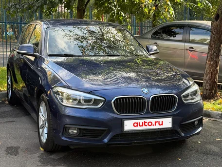 2018 BMW 1 серии 118i II (F20/F21) Рестайлинг 2, синий, 1525000 рублей, вид 1