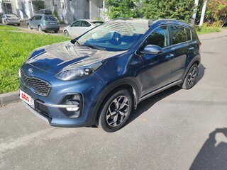 2019 Kia Sportage IV Рестайлинг, синий, 2400000 рублей, вид 1