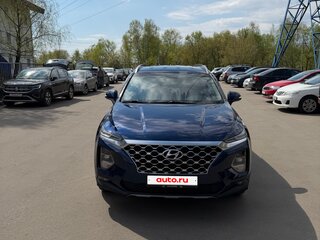 2019 Hyundai Santa Fe IV, синий, 2500000 рублей, вид 1