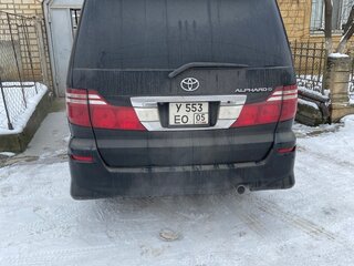 2008 Toyota Alphard I Рестайлинг, чёрный, 1450000 рублей, вид 3
