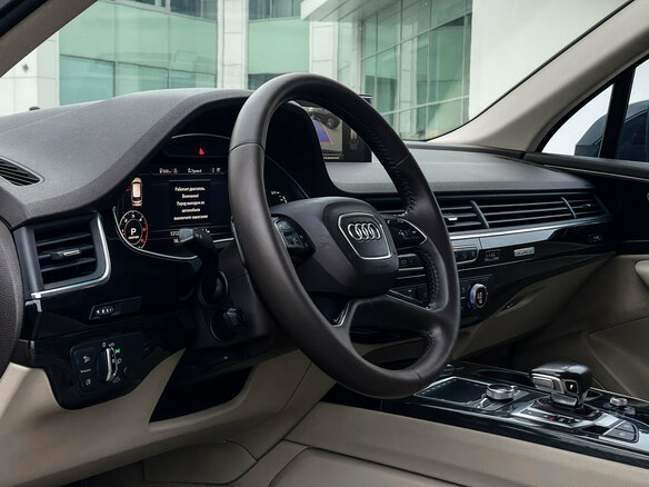 2015 Audi Q7 II (4M), синий, 3790000 рублей - вид 12
