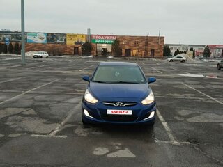 2012 Hyundai Solaris I, синий, 600000 рублей, вид 1