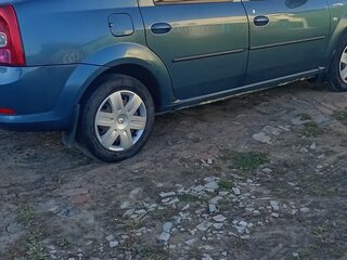 2013 Renault Logan I Рестайлинг, синий, 450000 рублей, вид 2