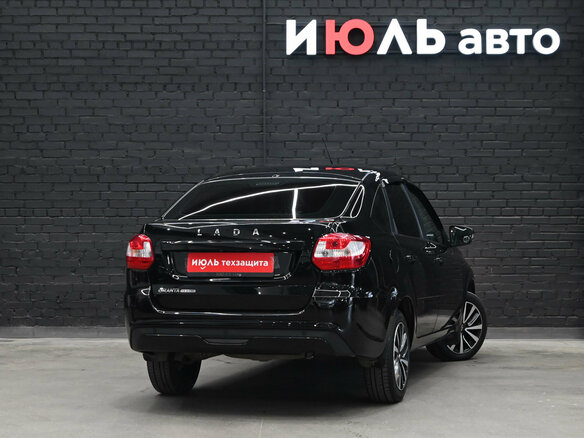 2024 Lada (ВАЗ) Granta I Рестайлинг, чёрный - вид 6