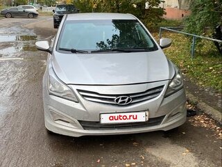 2016 Hyundai Solaris I Рестайлинг, серебристый, 420000 рублей, вид 1