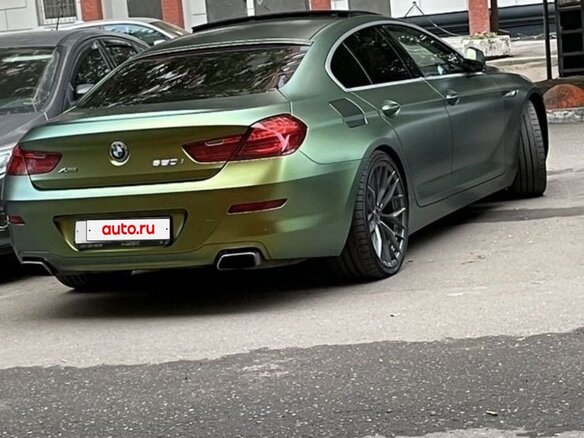2012 BMW 6 серии Gran Coupe 650i xDrive III (F06/F13/F12), зелёный, 2800000 рублей - вид 4