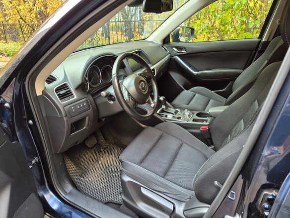 2015 Mazda CX-5 I Рестайлинг, синий, 2200000 рублей - вид 15