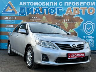 2012 Toyota Corolla X (E140, E150) Рестайлинг, серебристый, 950000 рублей, вид 3