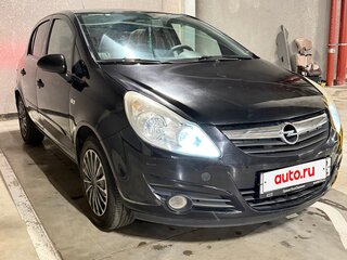 2007 Opel Corsa D, чёрный, 400000 рублей, вид 3