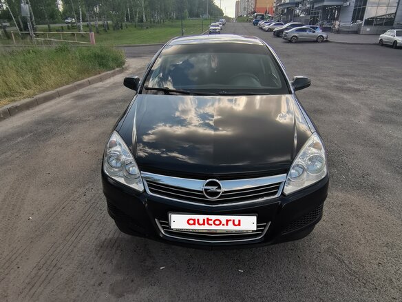 2008 Opel Astra H Рестайлинг, чёрный