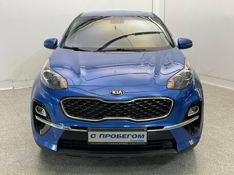 2018 Kia Sportage IV Рестайлинг, синий, 1970000 рублей, вид 2